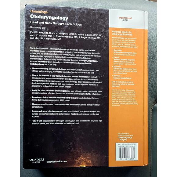 Cummings Otolaryngology: Head and Neck Surgery, 6th edition volume II 2 - Picture 2 of 3